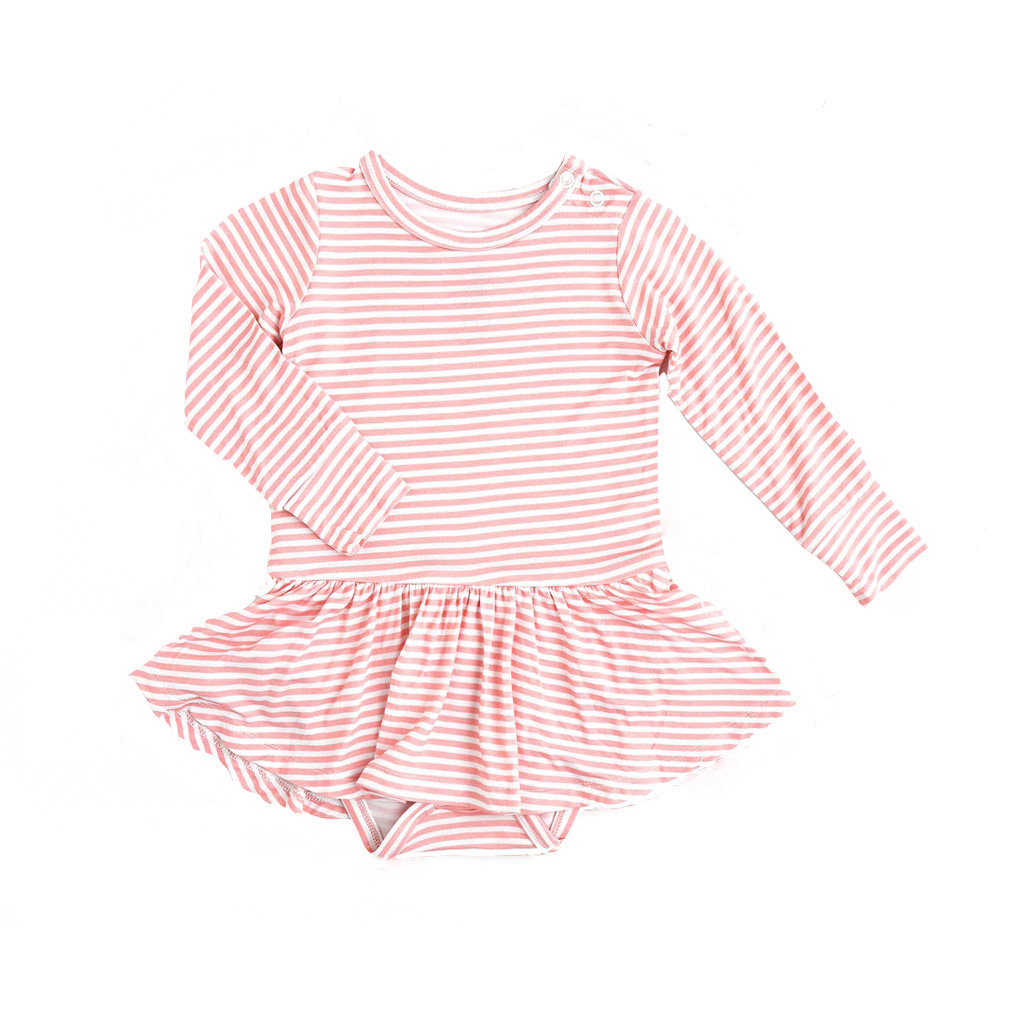 Baby Girl Long Sleeve Dress Bodysuit